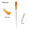 12Pcs Multi Shapes Artist Paint Brush Set - Image 3