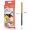 Deli Ec00520 School Dual Color Pencil - 12Pcs/Pack - 24 Color Student Coloring