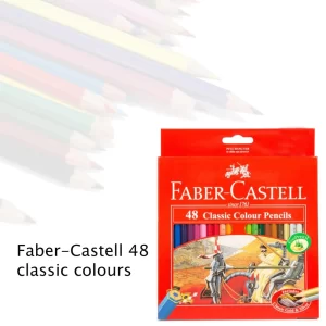Faber-Castell Classic Colour Pencils – 48Pcs