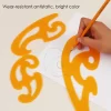 Plastic French Curve Ruler Multi Cloud Shape Drawing Tool - Image 2