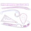 6 Pcs French Curve Measure Tailor Ruler Set