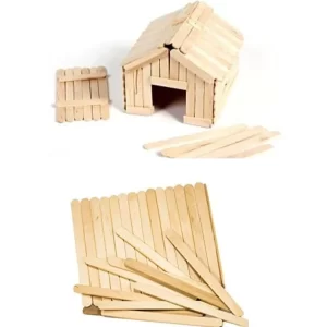 Pack Of 50 Large Ice Cream Stick (Wooden)