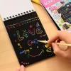 A6 Medium Scratch Note Pad Scratch Book With Wooden Stick Scratch Notepad Size 20Cmx14Cm - Image 2