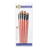 Pack Of 2 Acrylic Paint & Flat Brush Set - Image 3