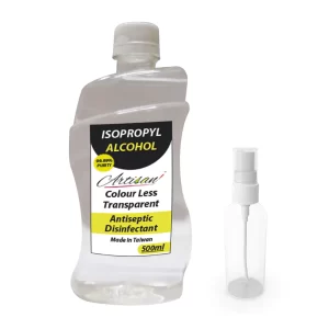 Alcohol (Isopropyl Alcohol) 99.99% Reality (500ml With 30ml Spray Bottle FREE)
