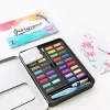 W-3600 Giorgione 36 Colors Solid Watercolor Paints With Painting Brush In Sponge Tin Box - Image 2