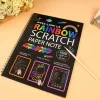 Large Scratch Note Pad Scratch Book With Wooden Stick Scratch Notepad Size 26Cmx19Cm - Image 3