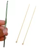 10Pcs Kit Of Knitting & Crochet Including 6Pcs Wool/Yarn, 3Pcs Tools And A Pattern Book - Image 3