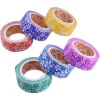 Pack Of 6Pcs Floral Decorative Washi Tape Masking Tape (6 Different Attractive Patterns) - Image 3