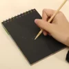 Small Scratch Note Pad Scratch Book With Wooden Stick Notepad Size 14Cmx10Cm - Image 3