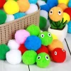 3Cm (Large) Flourcent Pompoms Craft Assorted Colors - Image 4