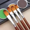 Bianyo Flat 13Pcs Oil Brush Set Paint Brush Set - Image 2