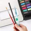 W-3600 Giorgione 36 Colors Solid Watercolor Paints With Painting Brush In Sponge Tin Box - Image 8