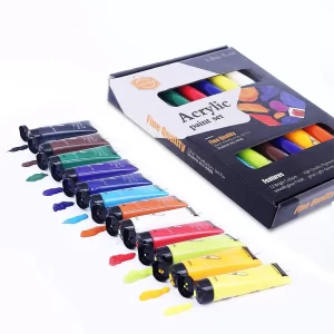 Keep Smiling 30Ml X 12Pcs Acrylic Colour Paints – Pack Of 12