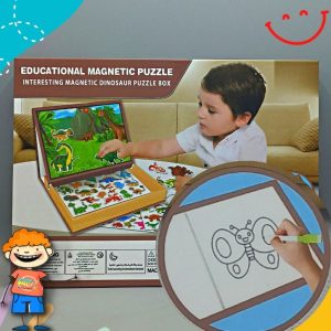 Magnetic Dinosaur Puzzle Box 2 in 1