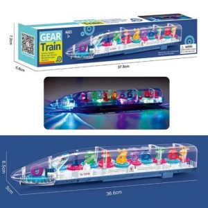 Gear Train Toy 3D Lights & Music