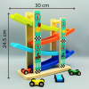 Four Track Scooter – Wooden - Image 4