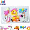 Munchkin Land Loving Hut Rattle For Babies 6 Pcs Set Toy Rattle (Multicolor) - Image 2