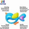 Munchkin Land Loving Hut Rattle For Babies 6 Pcs Set Toy Rattle (Multicolor) - Image 4