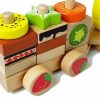 Wooden Train Blocks 30 Pieces Fruit 42cm - Image 7