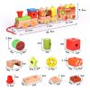 Wooden Train Blocks 30 Pieces Fruit 42cm - Image 3