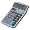 Deli Core Series EM19810 Metal Surface 12-Digits Mini Desktop Calculator - Image 2