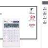 Deli Touch Series EM01211 Acrylic Keys 12-Digits Desktop Calculator - Image 3