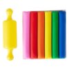 Deli ED75011 Play Dough with Roller 6 Colours - Image 4