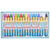 Deli EC210 Super Wings Wax Crayons (Pack of 18) - Image 2
