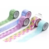 9Pcs/Set Adhesive Tape Lovely Mini Glitter Washi Tape Set - Image 4