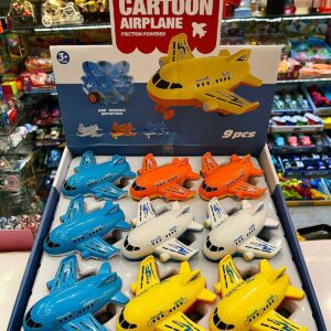 Cartoon Airplane Friction Powered