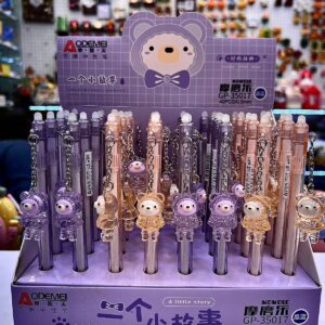 Crystal Teddy Bear Removable Ball Pen