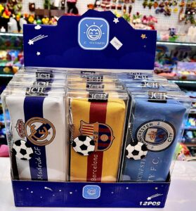 Fancy Football Love Zippper pencil Pouch, Available In 3 Different Colors, Price Of Each