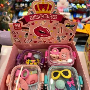 Girls Eraser Set