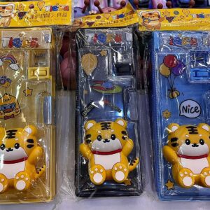 High Quality Pencil Box With Cute Tiger Character Squashy Different Design & Color With Sharpener