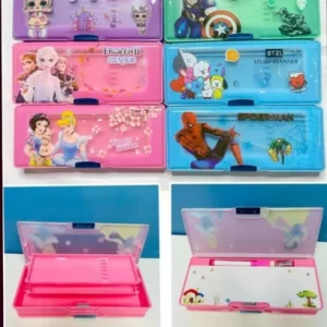High Quality Pencil Box With Different Character, Boys & girls Plastic Multipurpose Magnetic Pencil Box