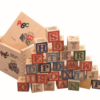 Alphabetical Wooden Building Blocks Set With Storage Box Case (27 Pieces ABC Wood Blocks) - Image 2