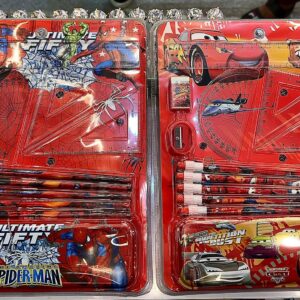 Stationary Boxes Spiderman & Cars