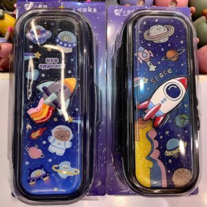 UFO Appears & Space Ship Character Pencil Pouch