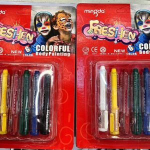 MINGDA Colorful Body Paint – Pack Of 6
