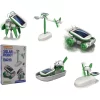 DIY - 6 in 1 Educational Solar Robot Building Kit - Car - Plane - Puppy - Fan - Boat - Windmill - White & Green [PD][Pc] - Image 2