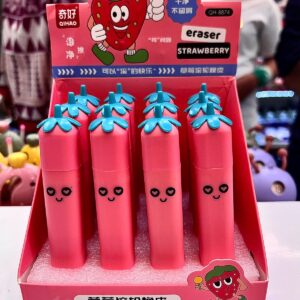 Hight Quality Eraser With Strawberry Character – Price of Each