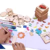 Kids Wooden Stencils Drawing Kit [PD][1Set] - Image 3