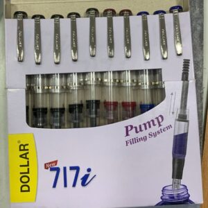 Dollar Transparent Fountain Ink Pen (717i)