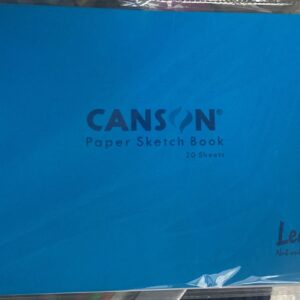 A4 Size Canson Sketch Book With Free Pencil 2B And Eraser For Drawing Shading Painting Sketchbook