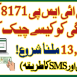 Check BISP 8171 Payment by CNIC