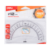 DELI 180 DEGREE PROTRACTOR EASY-GRAB 12CM TRANSPARENT