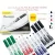 Pack Of 12Pcs Refillable Doller White Board Dry Erase Marker (3Blue, 3Black, 3Green & 3Red)