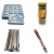 Pack Of 4 Pcs Set – 48 Pcs My Pencil Jar – 40 Pcs Erasers – 3 Pcs Ink Pen – 12 Pcs Oro Colours