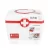 First Aid Emergency Medical Medicine Plastic Box With Tray – Small (8.46 Inches) And Large (10.75 Inches)